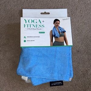 Formfit yoga + fitness hand towels. Set of 2. 30 x 21.5